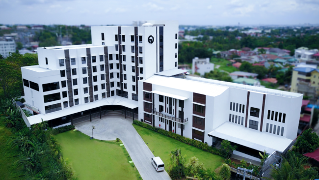 EV building 항공뷰