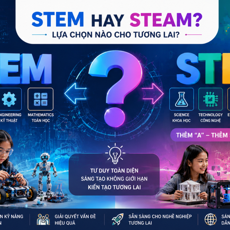 GIÁO DỤC STEM HAY STEAM?