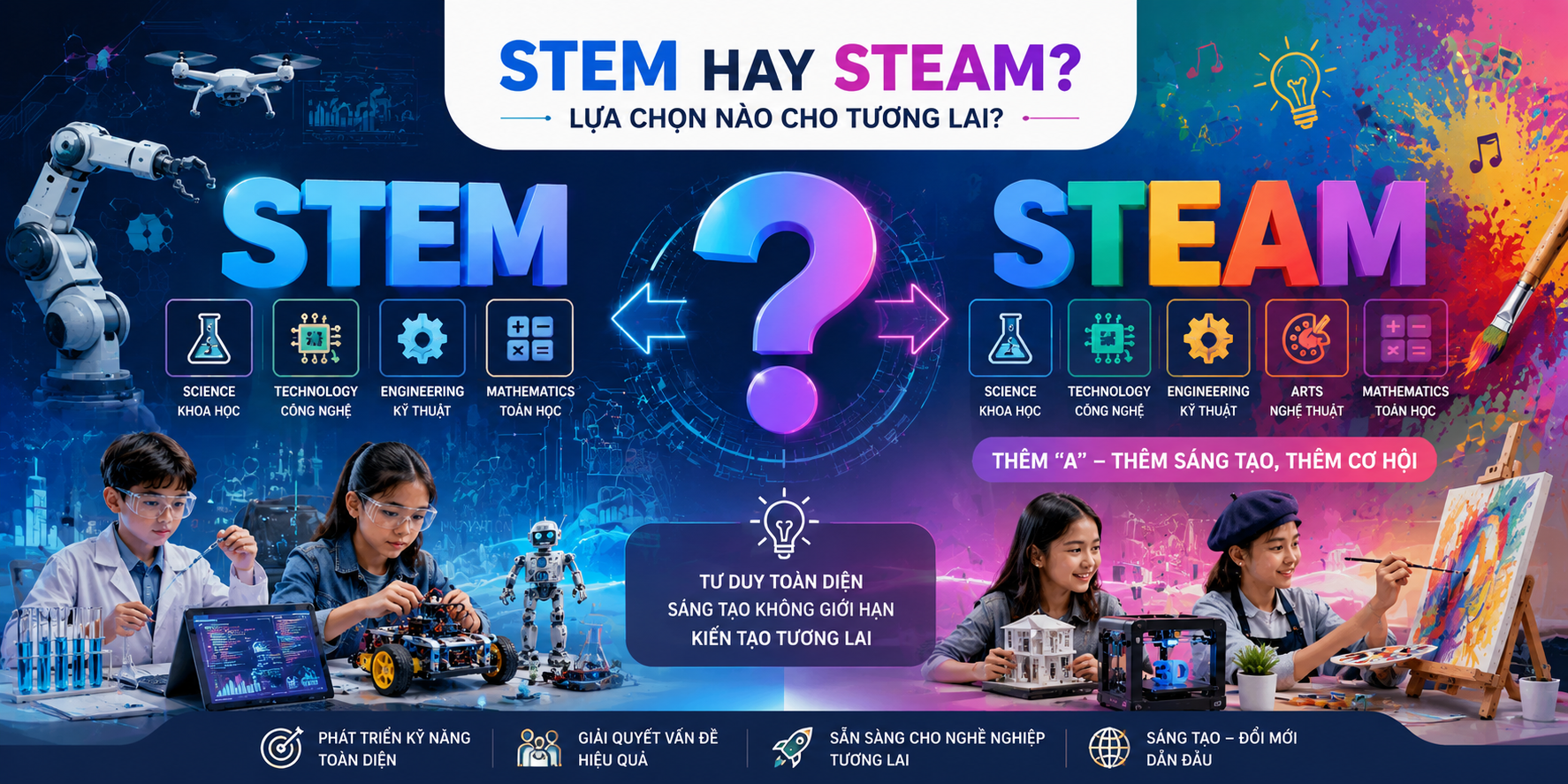 GIÁO DỤC STEM HAY STEAM?