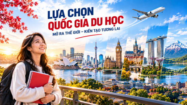 TIÊU CHÍ LỰA CHỌN QUỐC GIA DU HỌC TIÊU CHÍ LỰA CHỌN QUỐC GIA DU HỌC